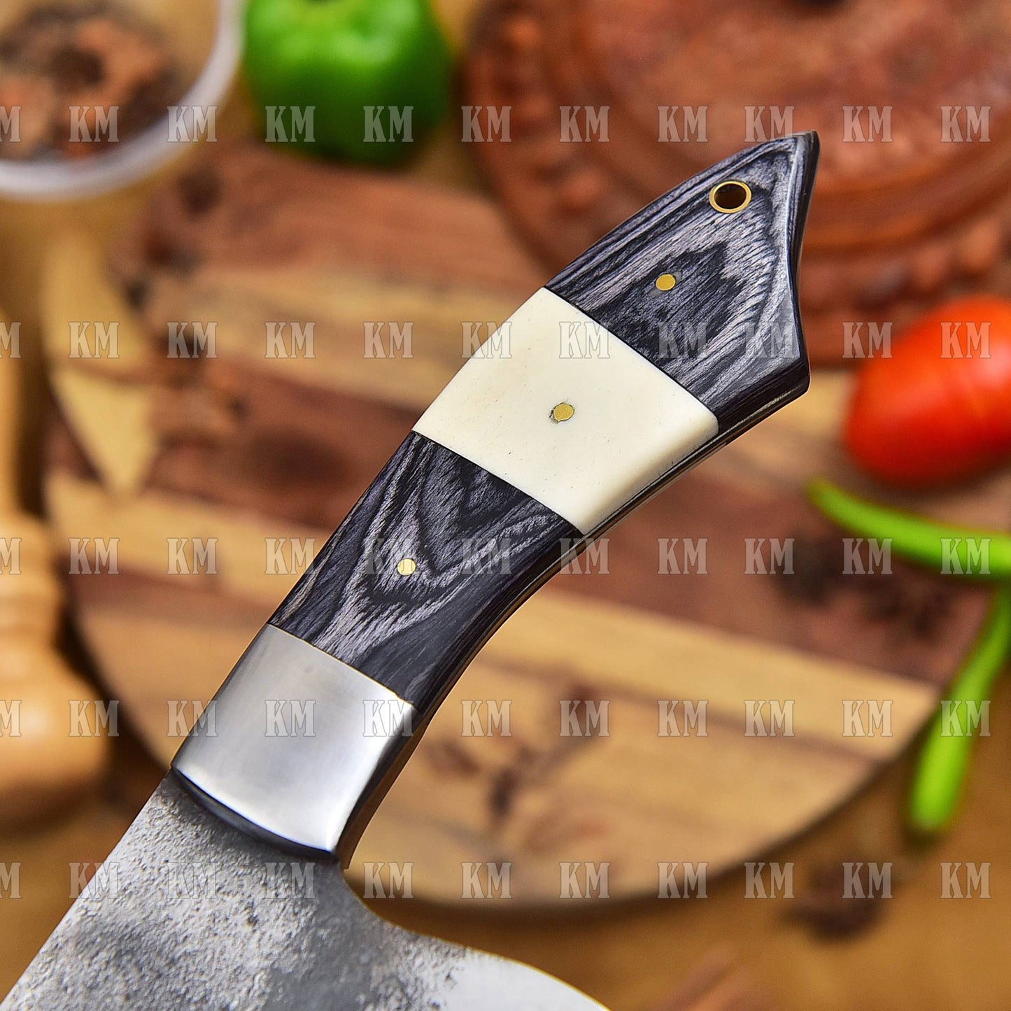 Handmade Cleaver Outdoor Cooking Cleavers Bone Cutting Heavy Duty Cleaver Valentines Day Gifts, Birthday Gifts, Anniversary Gifts